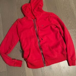 Women’s Tommy Hilfiger Red Zipper Hoodie (US S)